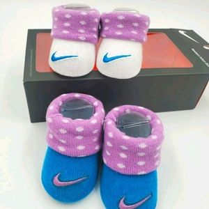 2 Pair Nike Baby Girls Booties